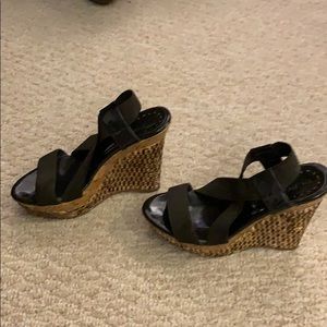 BCBGirls Size 5 Wedges Very Good Condition